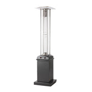 Well Traveled Living Square Patio Flame Heater in Hammered Platinum