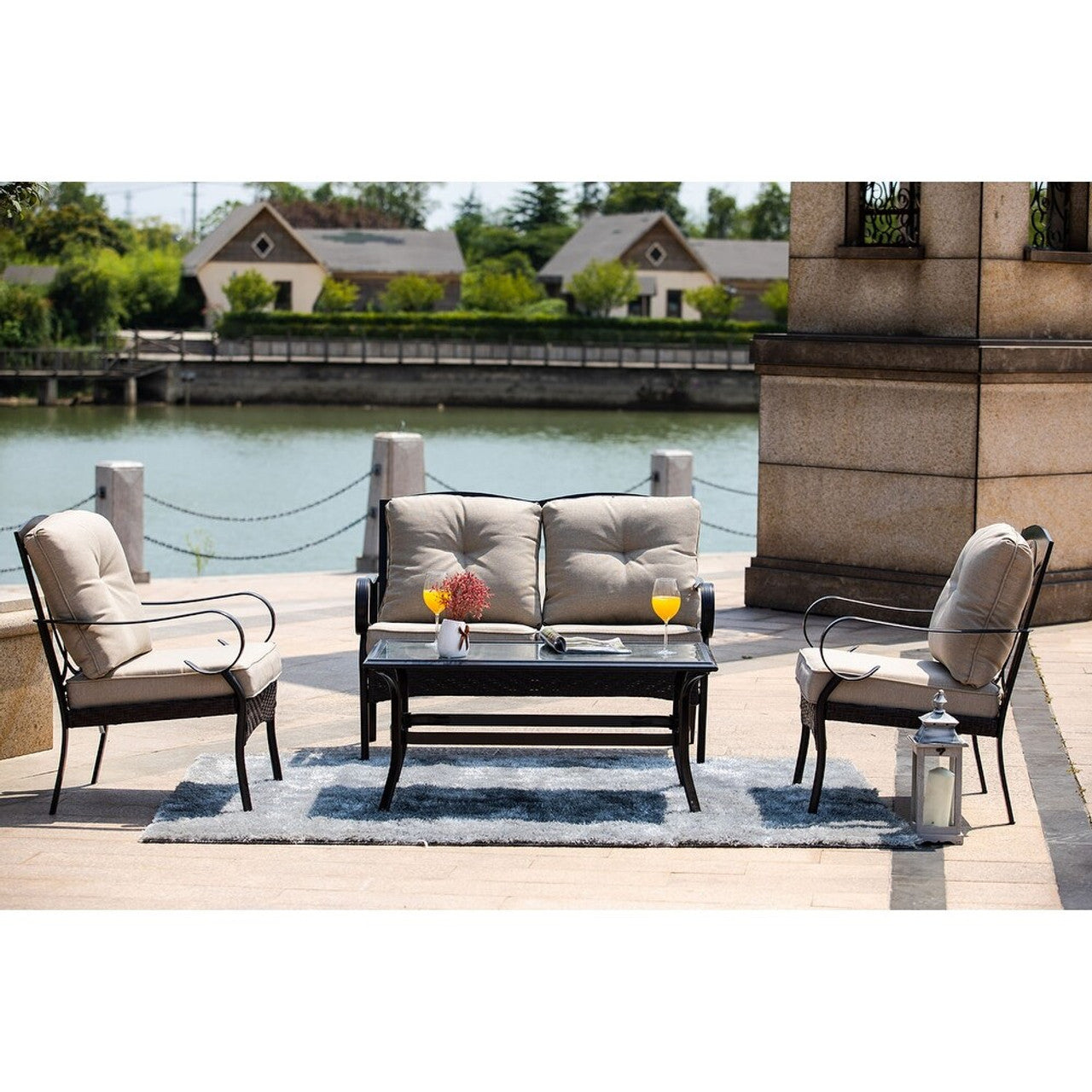 Direct Wicker 2-piece Indoor or Outdoor Patio Furniture Single Chair