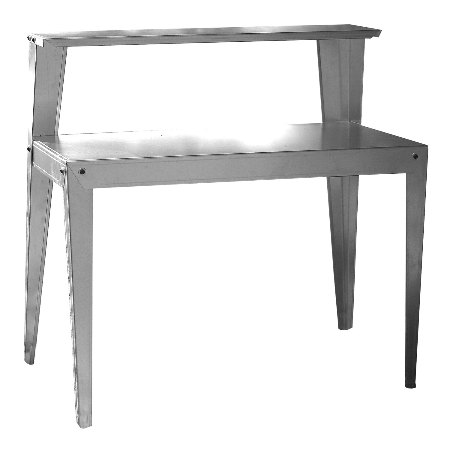 Fast Furnishings Galvanized Steel Potting Bench Garden Workstation Rack Table