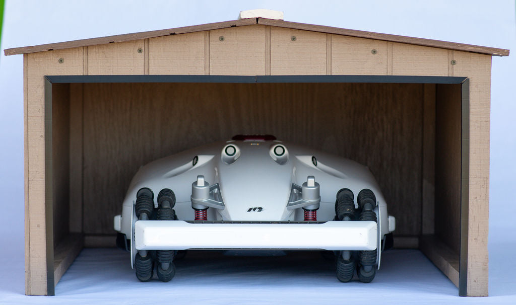 Brewer House Robotic Mower Garage