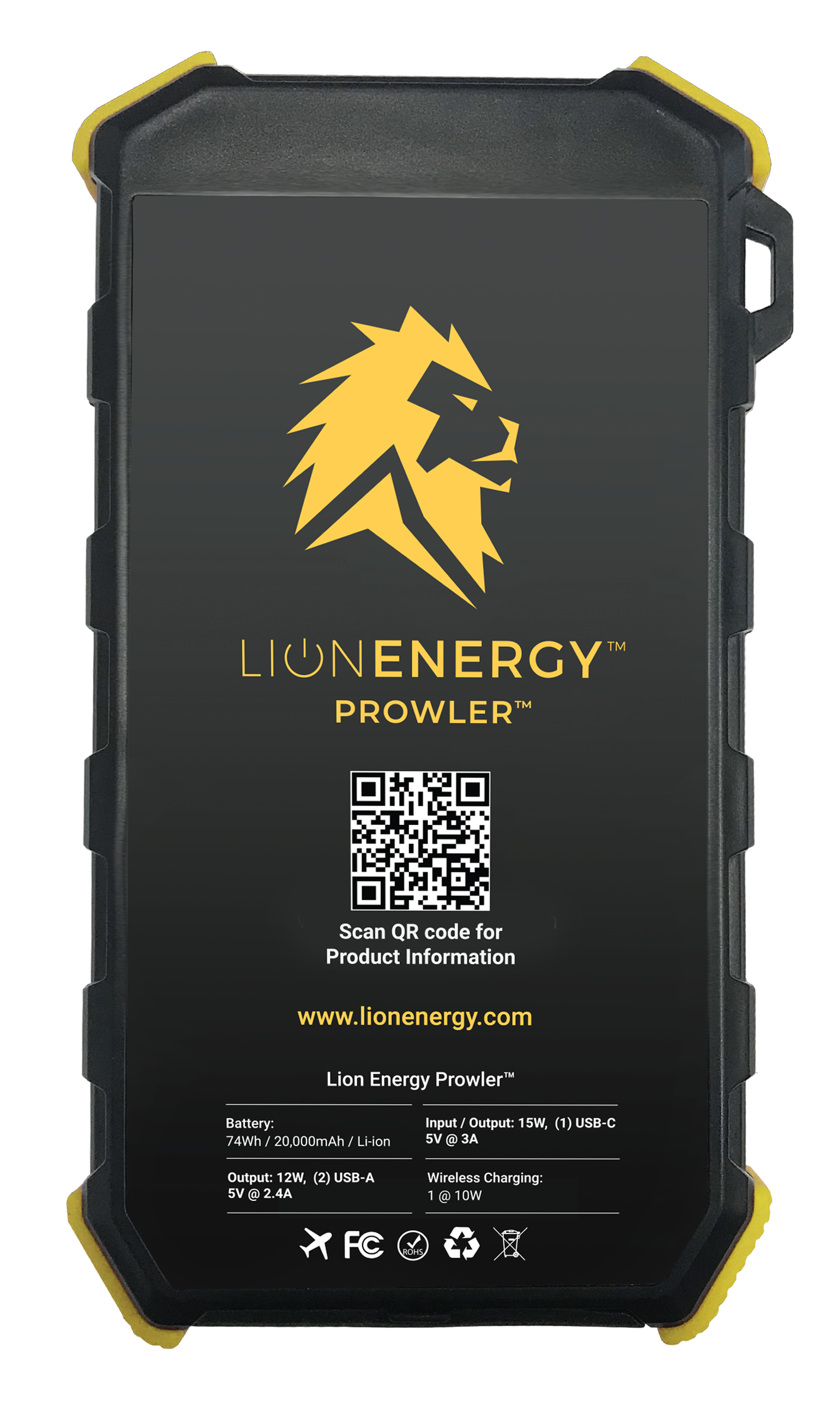 Lion Energy Lion Prowler Power Bank (74Wh, USB Ports)