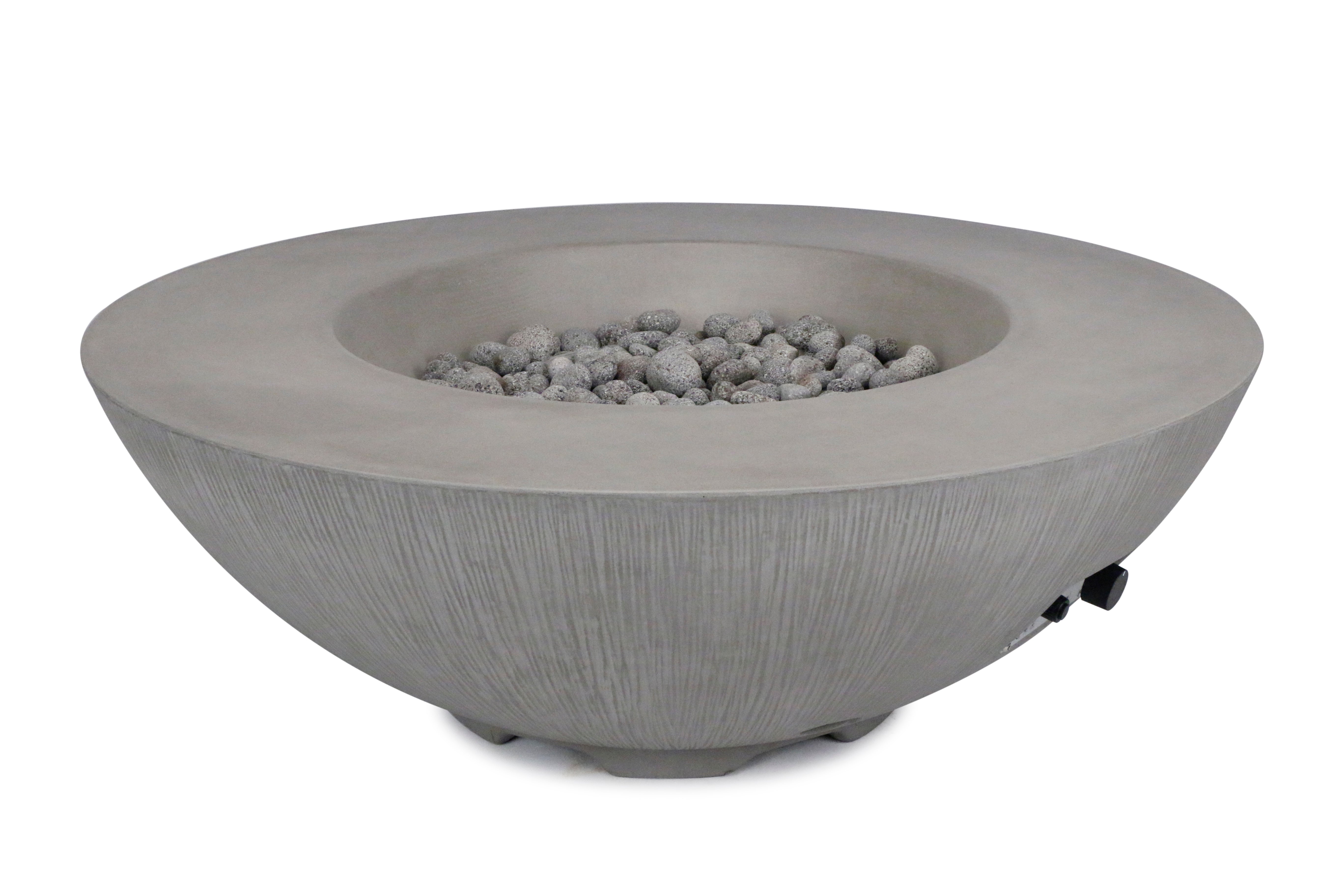 Pyromania 41" Bowl Concrete Fire Bowl- Shangri-La