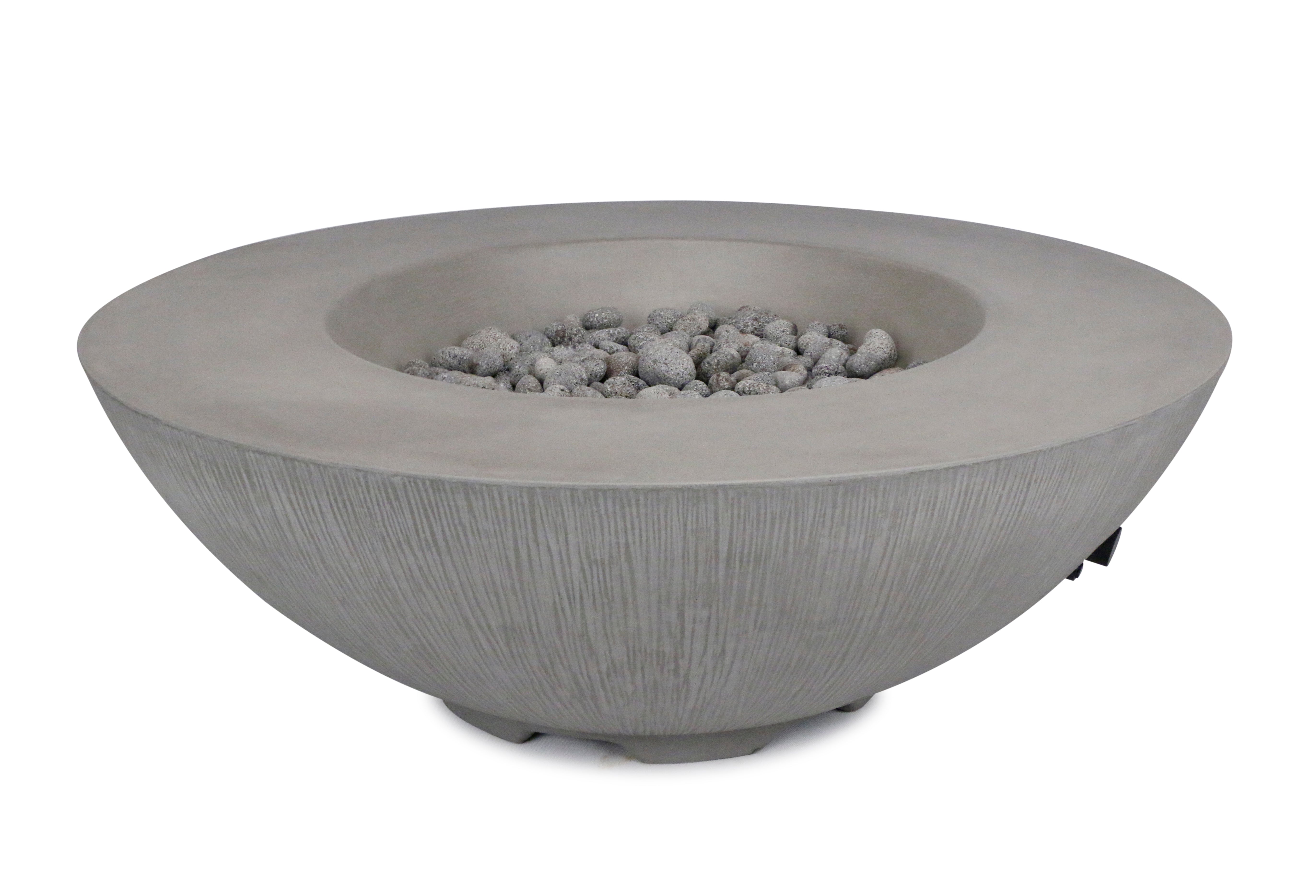 Pyromania 41" Bowl Concrete Fire Bowl- Shangri-La