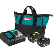 Makita BL1840BDC2 18V LXT® Lithium‑Ion Battery and Rapid Optimum Charger Starter Pack (4.0Ah)