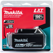 Makita BL1850B 18V LXT® Lithium‑Ion 5.0Ah Battery