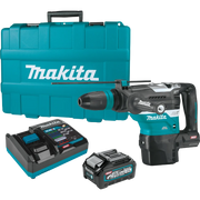 Makita GRH05M1 40V max XGT® Brushless 1‑9/16" SDS‑MAX AVT® Rotary Hammer Kit, AFT®, AWS® Capable (4.0Ah)