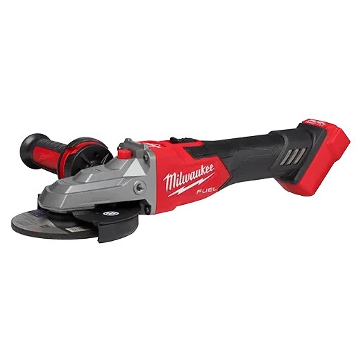 Milwaukee 2887-20 M18 FUEL™ 5" Flathead Braking Grinder, Slide Switch Lock-On (Tool Only)