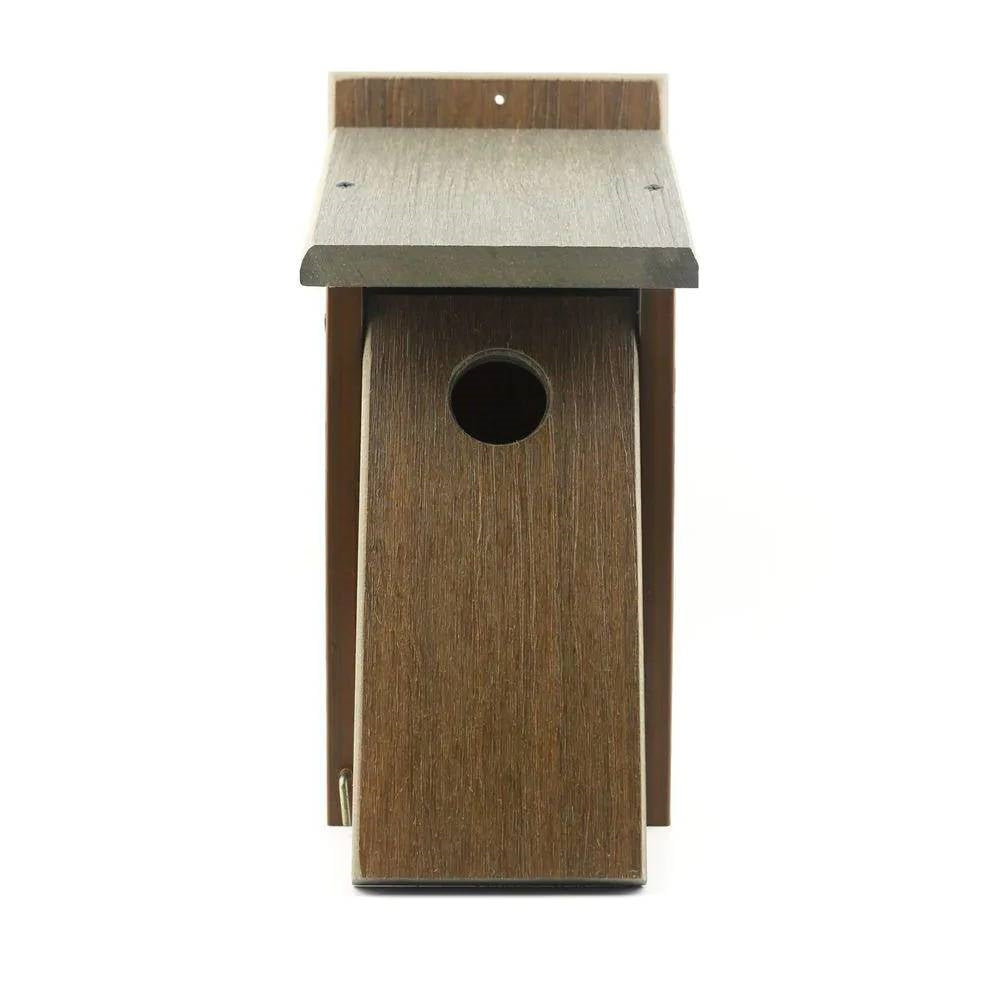 Fast Furnishings Outdoor Garden Environmentally Friendly Composite Wood Birdhouse