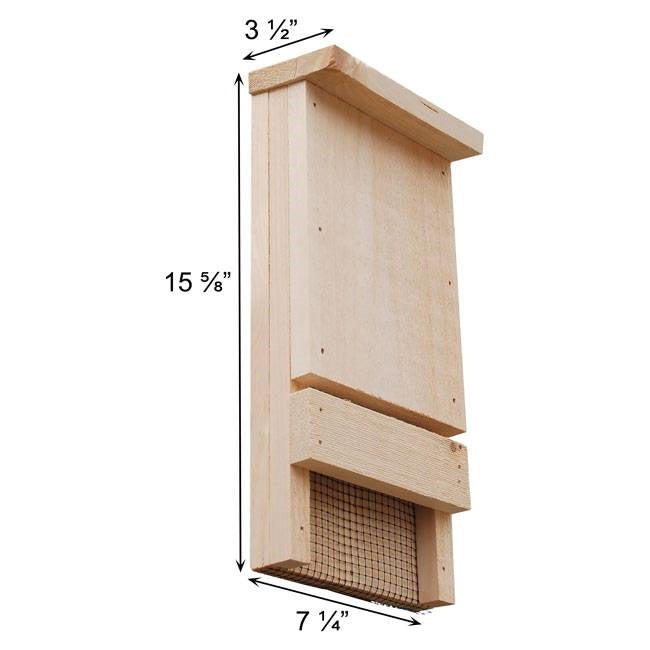 Fast Furnishings Outdoor Wood Bat House Kit - Holds up to 12 Bats - Made in USA