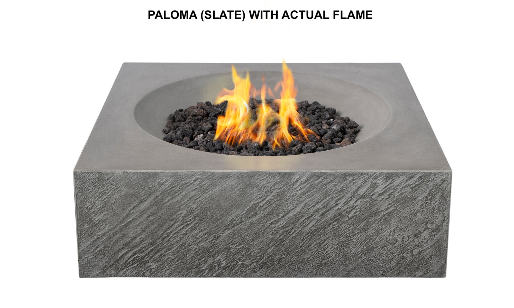 Pyromania Paloma Concrete Fire Table - Square 36" x 36"