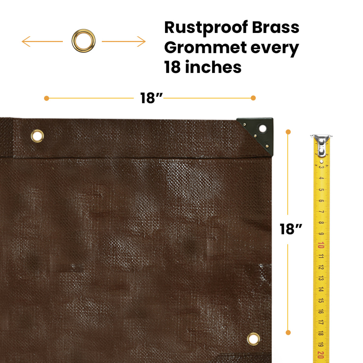 12' x 16' Super Heavy Duty Poly Tarp