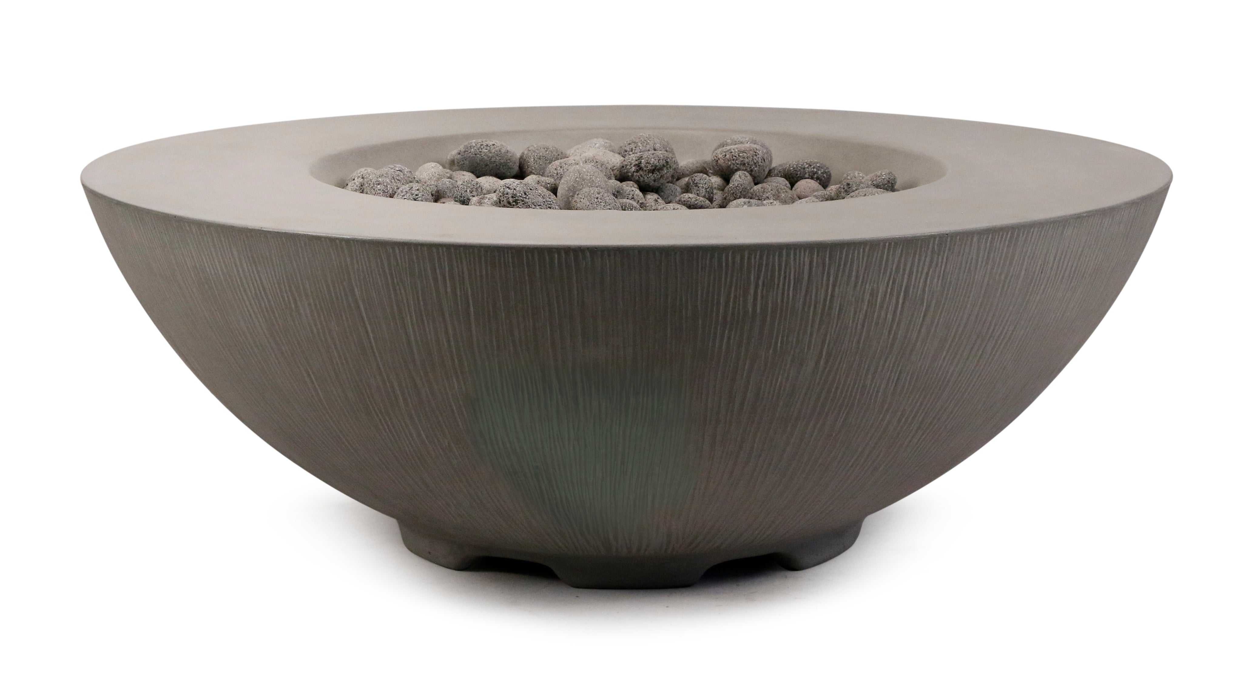 Pyromania 41" Bowl Concrete Fire Bowl- Shangri-La