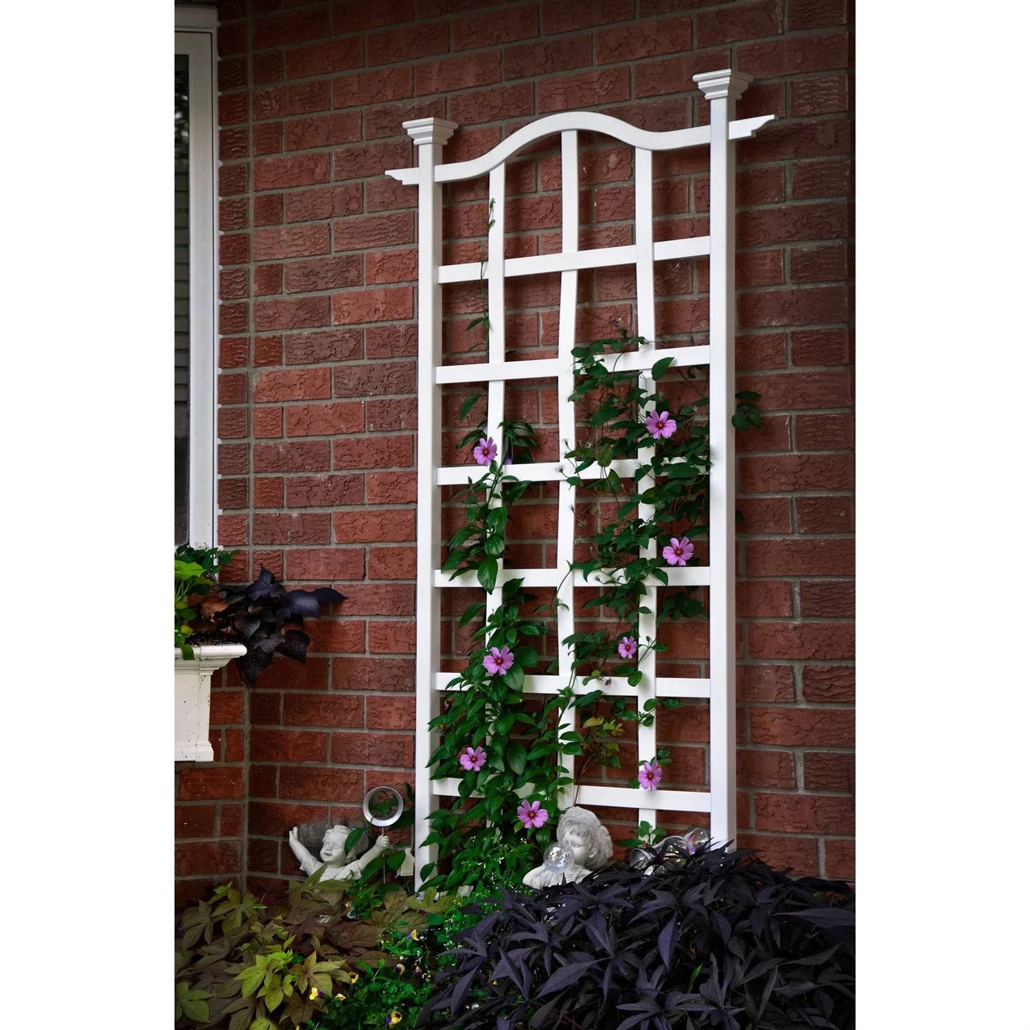 Fast Furnishings 79-inch Outdoor Lattice Panel Garden Plant Trellis