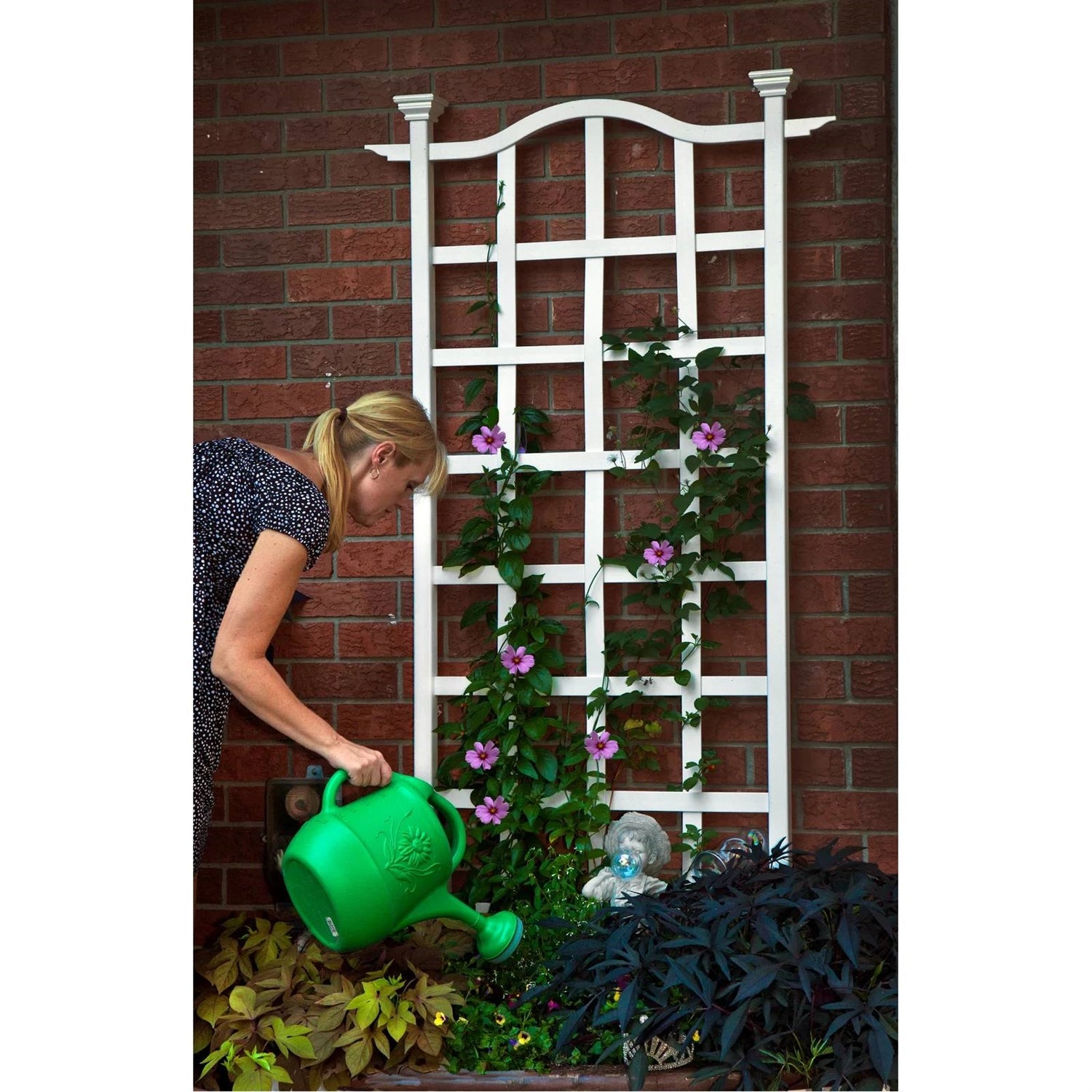 Fast Furnishings 79-inch Outdoor Lattice Panel Garden Plant Trellis