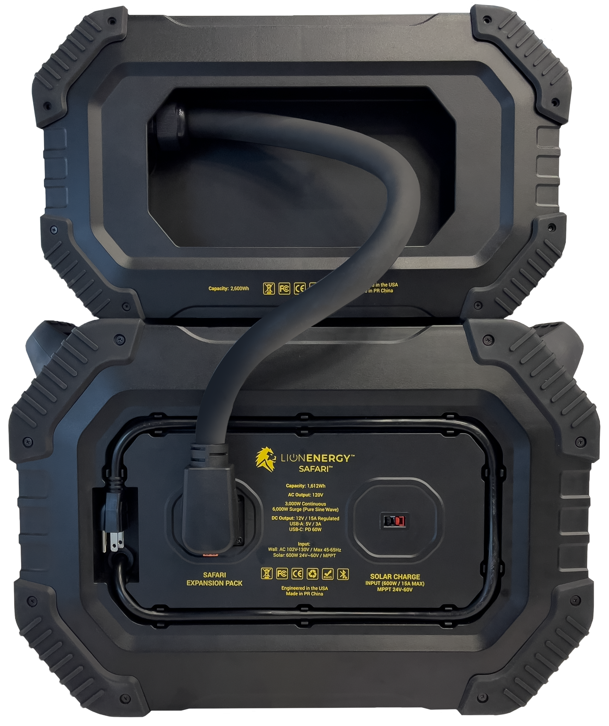Lion Energy Safari Expansion Pack (Safari XP) - (2,688Wh, LifePO4)