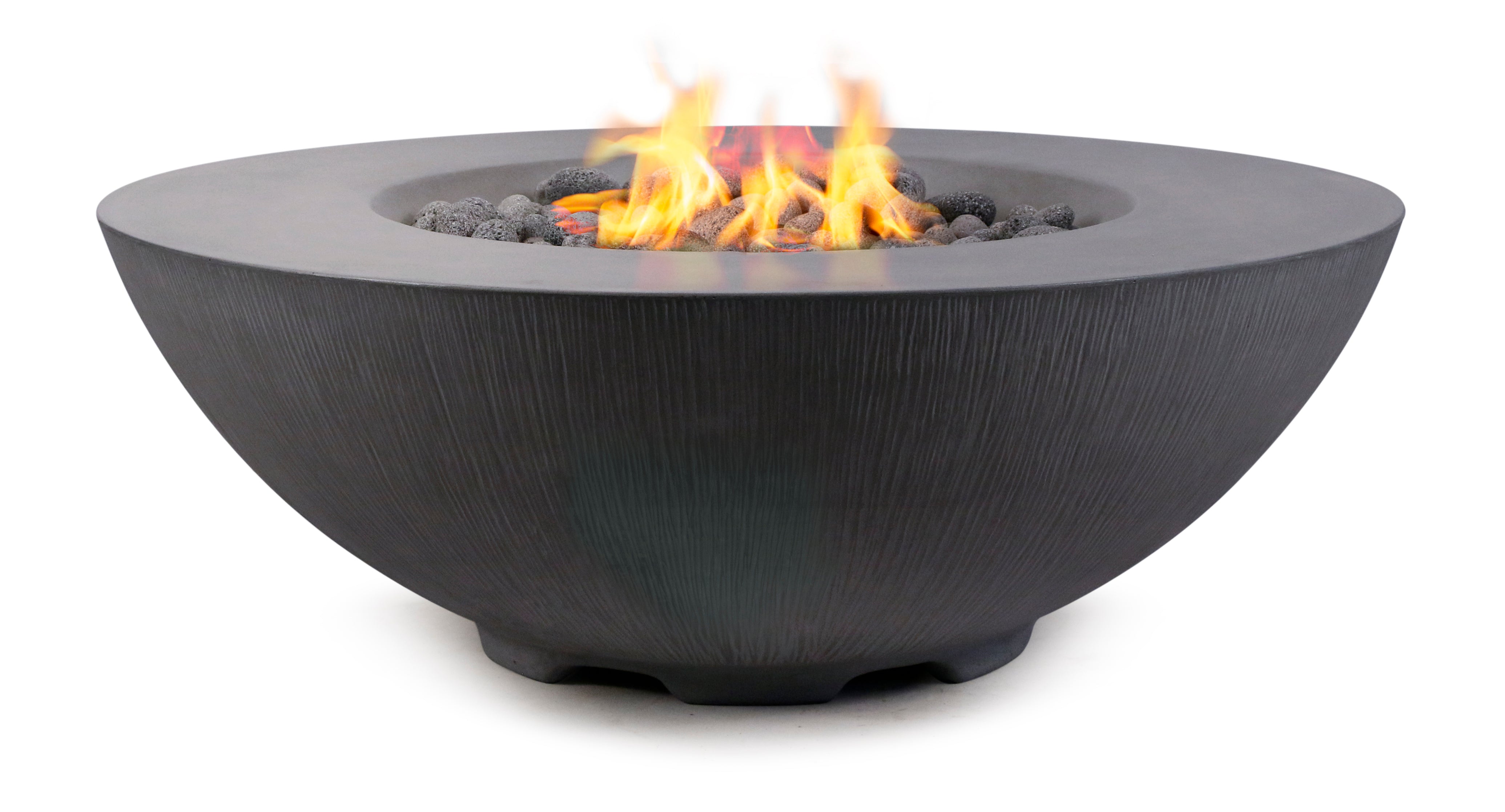 Pyromania 41" Bowl Concrete Fire Bowl- Shangri-La