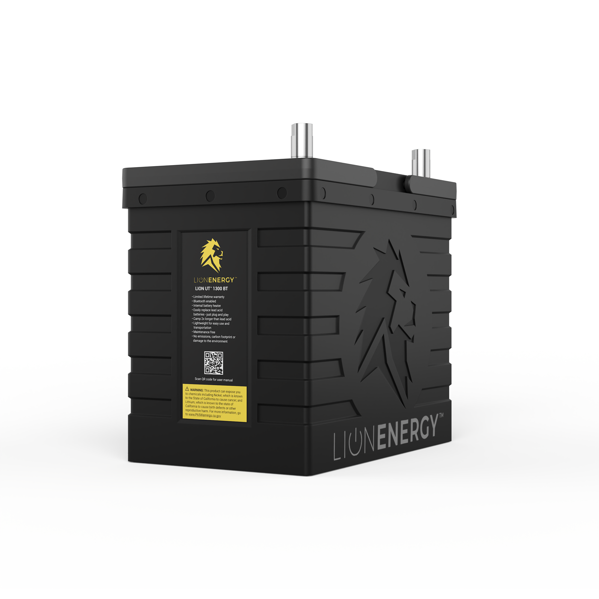 Lion Energy UT 1300 BT Battery (12V, 105Ah, LiFePO4)