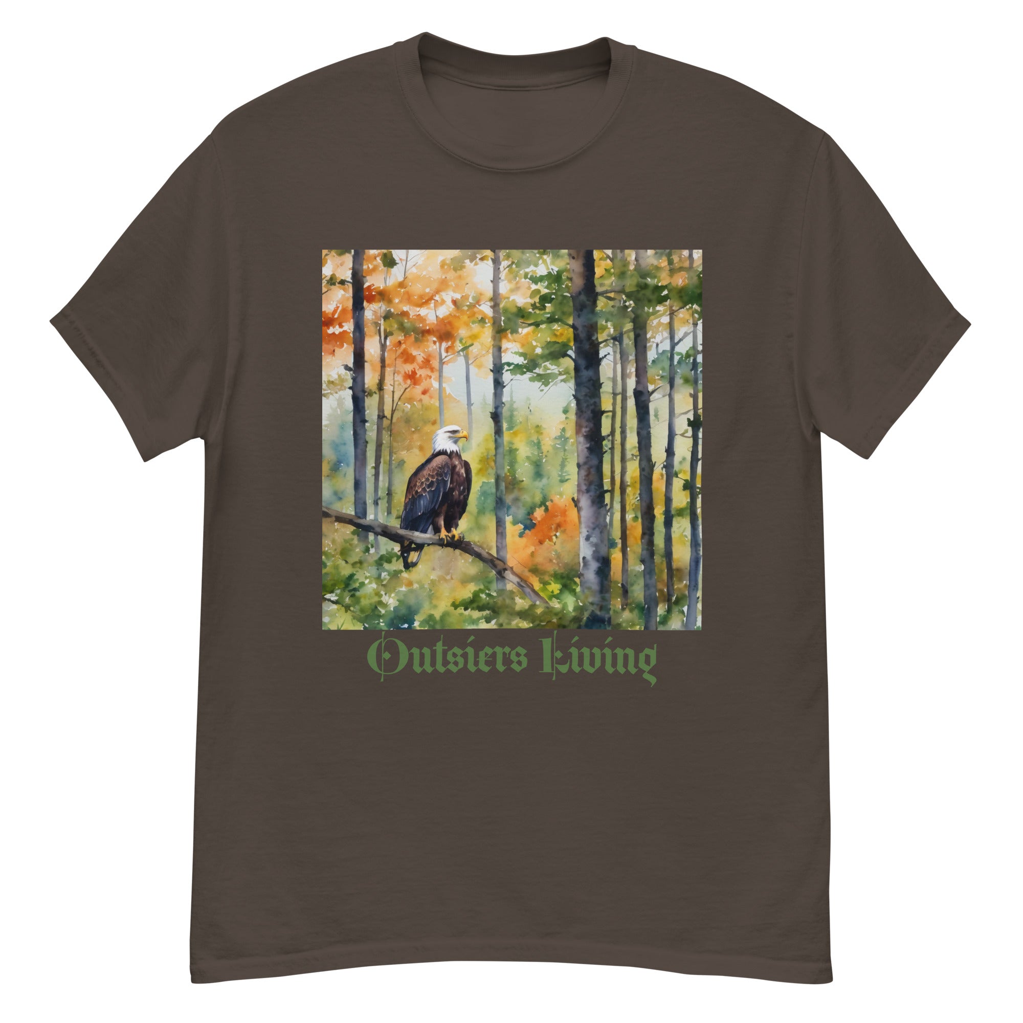 Outsiders Living Eagle Water Color Men's Classic Tee