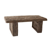 Wood Concrete Bench