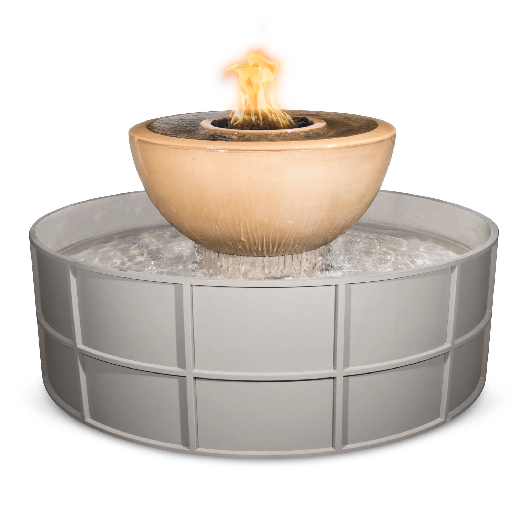 The Outdoor Plus 60″ Olympian with 360 Sedona Fire & Water Fountain