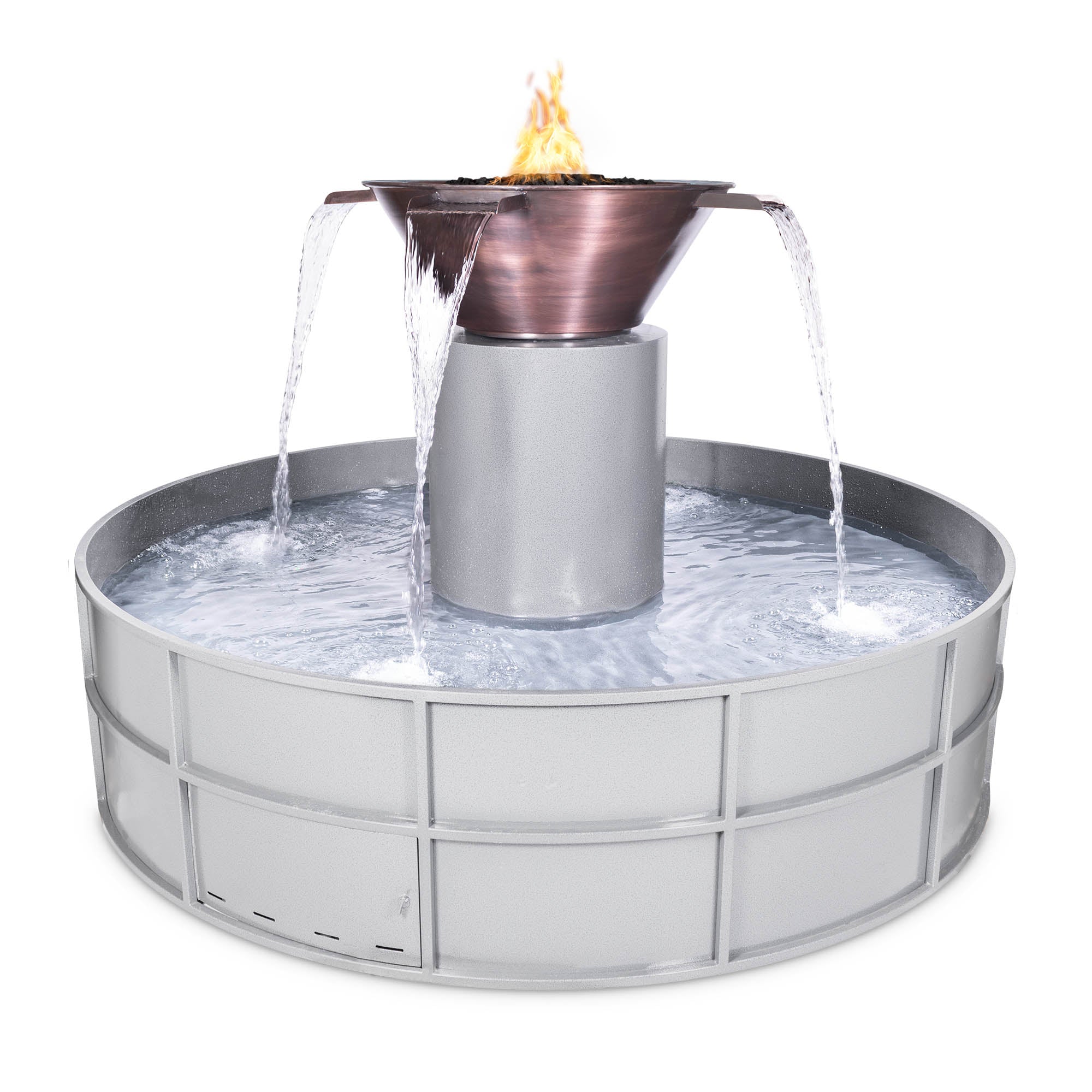 The Outdoor Plus 60″ Olympian 4 Way Spill Fire & Water Fountain