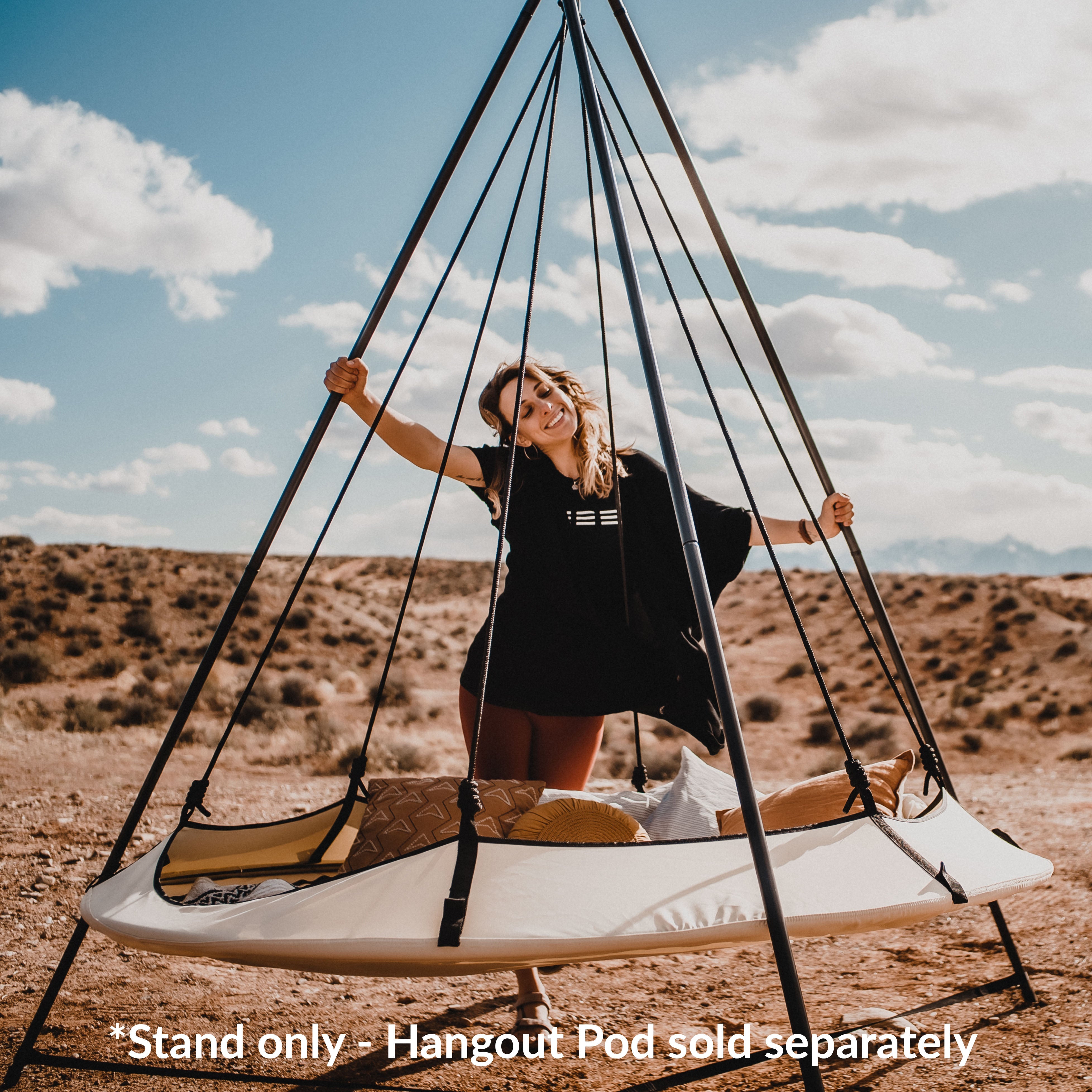 Hangout Pod Steel Tripod Stand