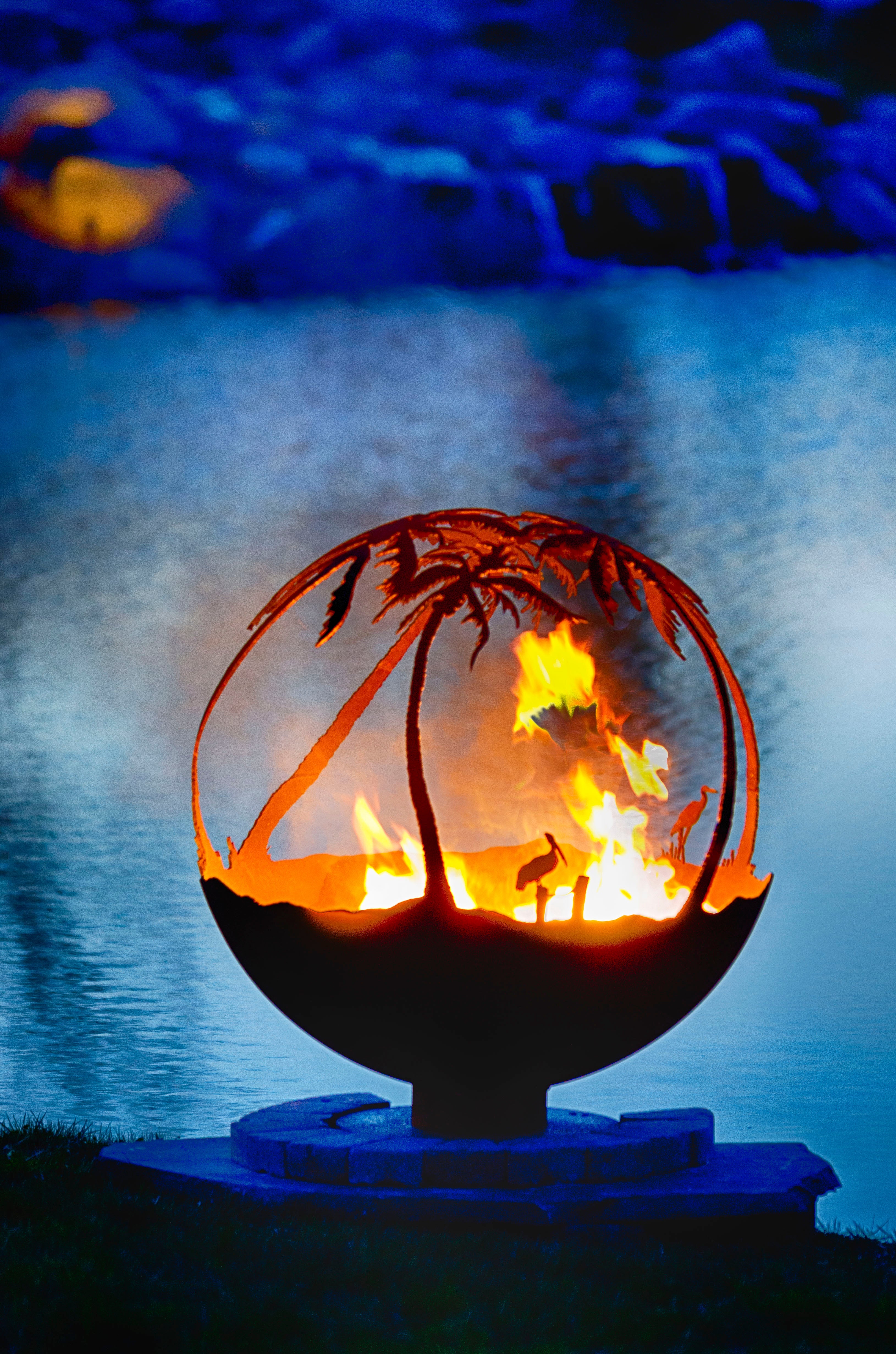 The Fire Pit Gallery Another Day in Paradise Fire Pit Sphere