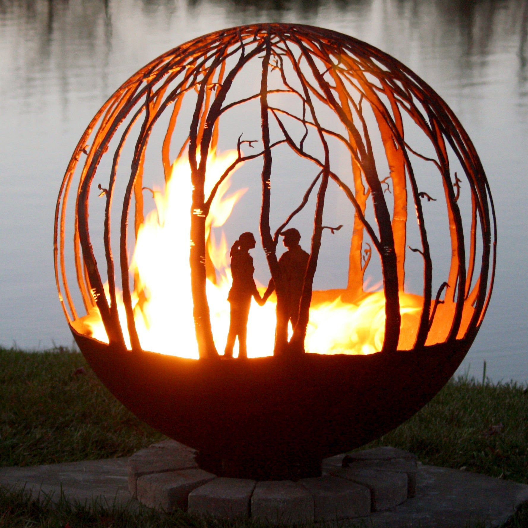 The Fire Pit Gallery Winter Woods Fire Pit Sphere Design Your Own
