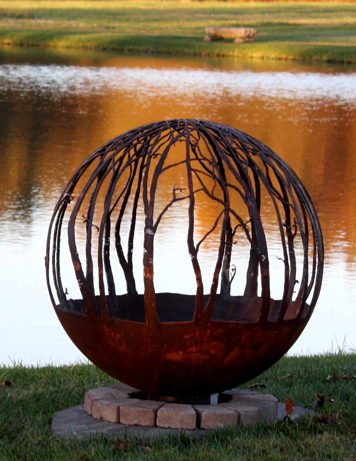 The Fire Pit Gallery Winter Woods Fire Pit Sphere Design Your Own