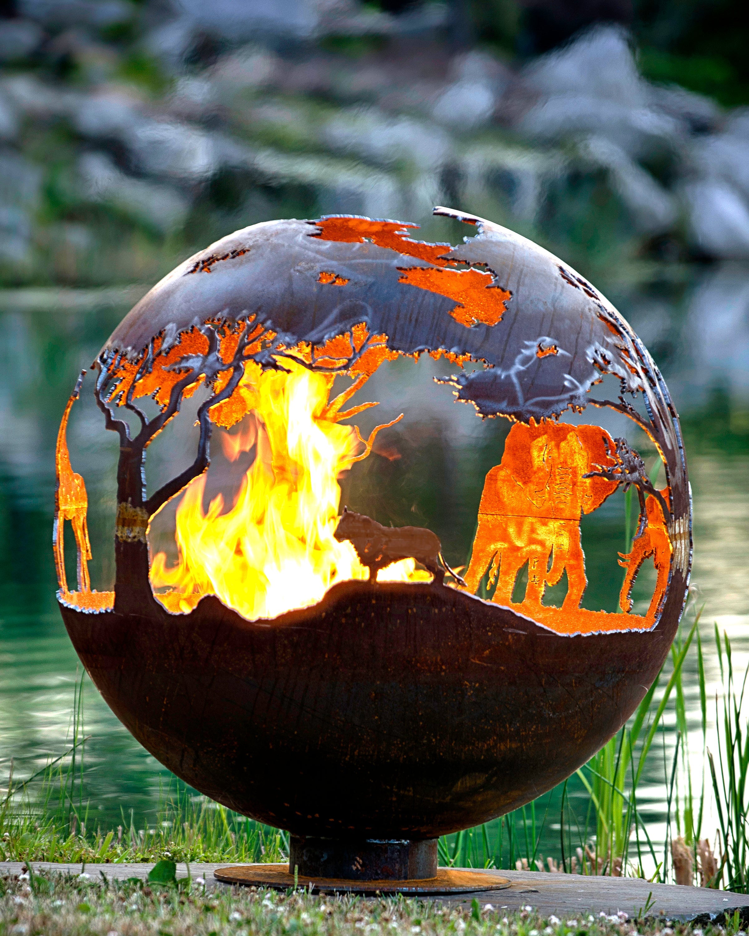 The Fire Pit Gallery African Safari Fire Pit Sphere
