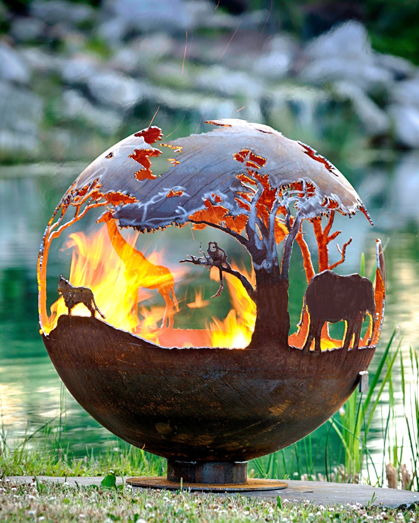 The Fire Pit Gallery African Safari Fire Pit Sphere