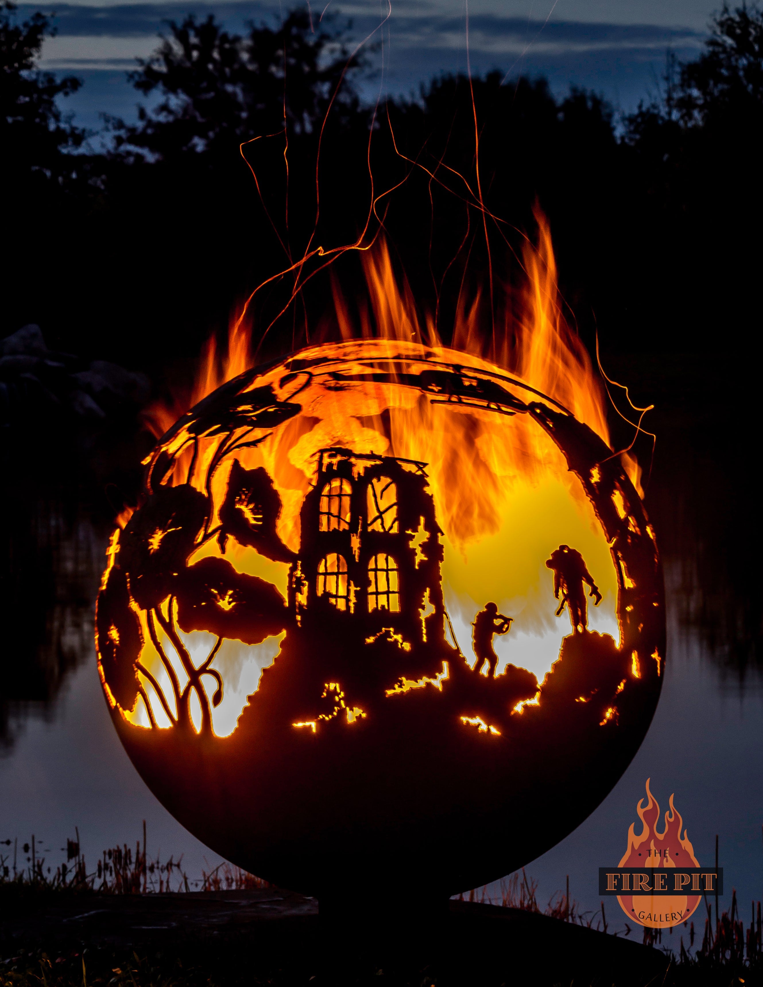 The Fire Pit Gallery Lest We Forget – Remembrance Day Fire Pit Sphere