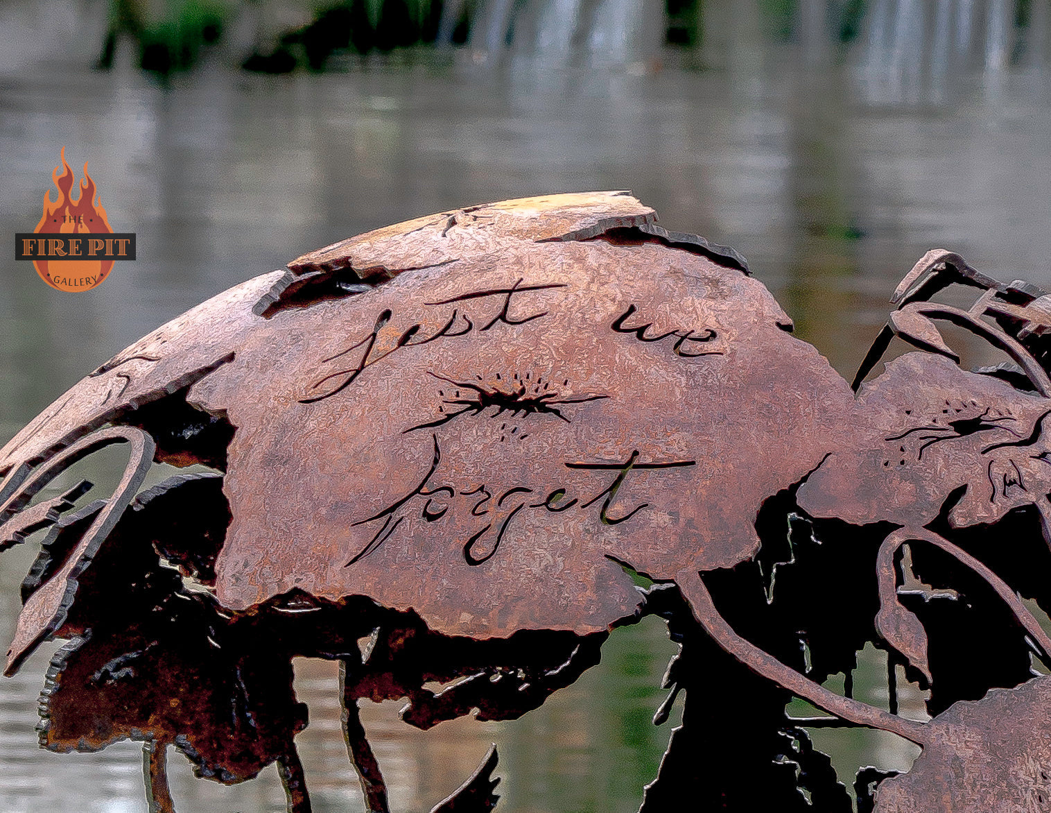 The Fire Pit Gallery Lest We Forget – Remembrance Day Fire Pit Sphere