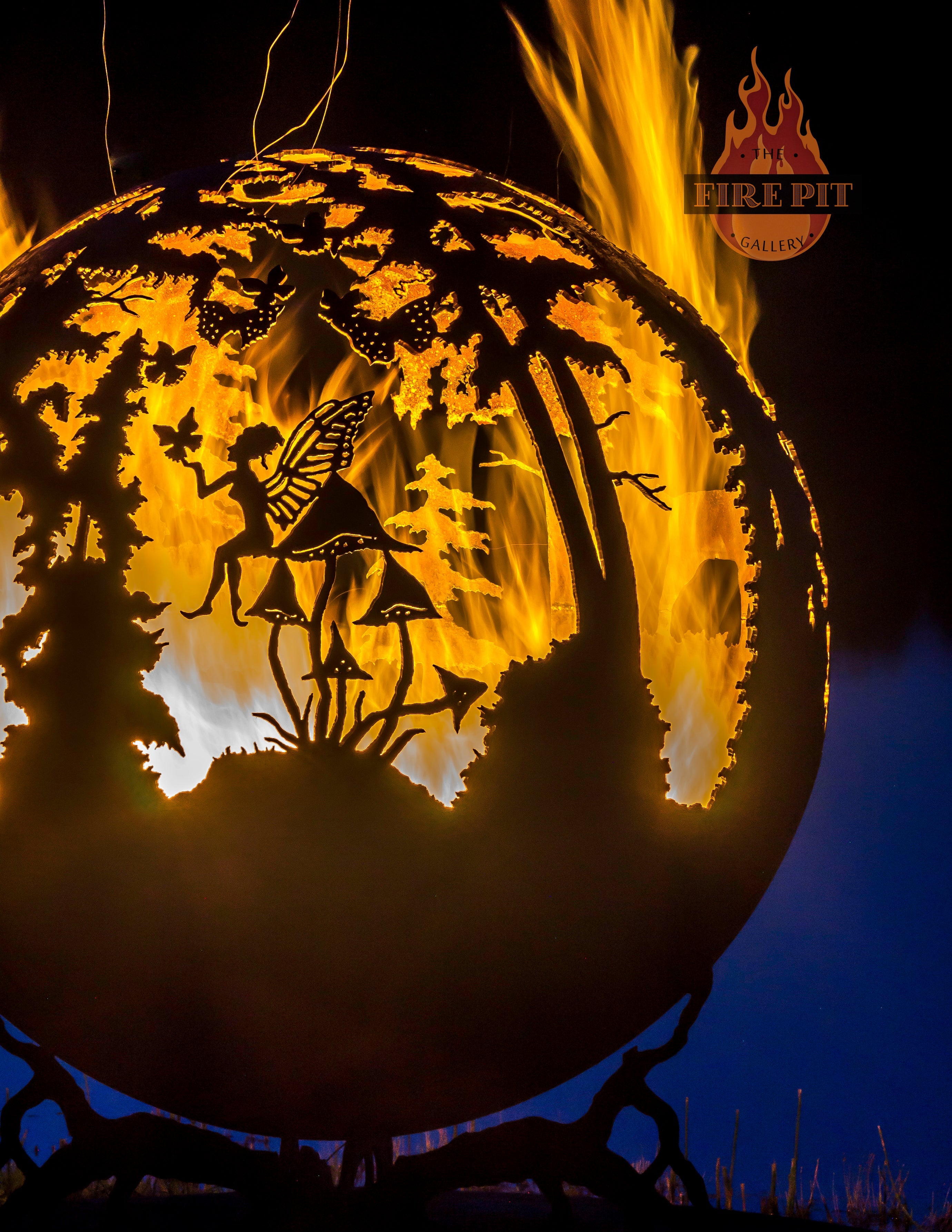 The Fire Pit Gallery Enchanted Woods – Fairy Fire Pit Sphere