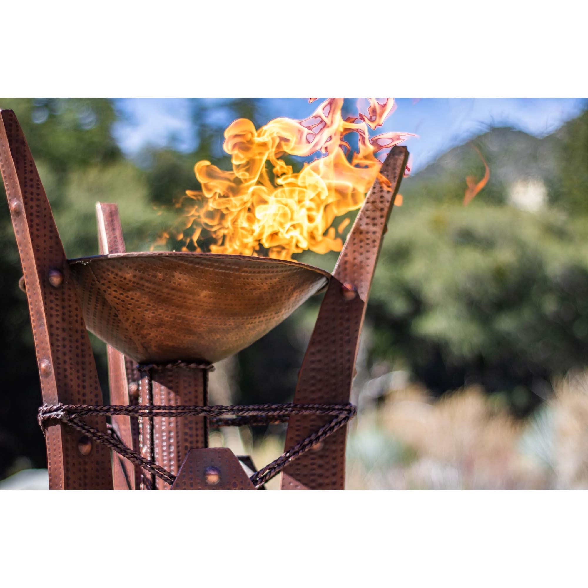 The Outdoor Plus Bastille Fire Tower Hammered Copper