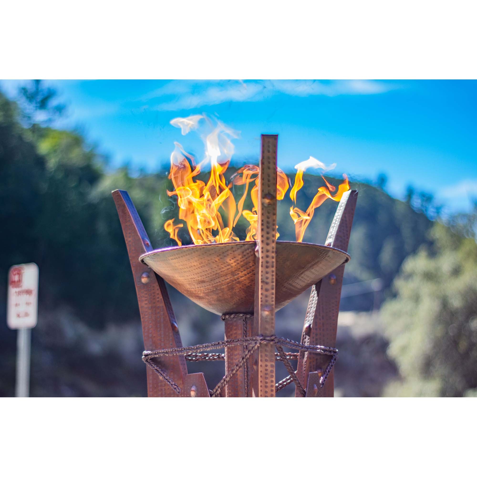 The Outdoor Plus Bastille Fire Tower Hammered Copper