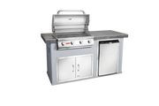 BULL BBQ Kitchen Island Power Q -  31006 (Stucco/Stucco Rock) / 31007 (Rock)