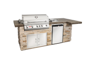 BULL BBQ Kitchen Island -  31014 (Stucco/Stucco Rock) / 31015 (Rock)