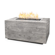 The Outdoor Plus Catalina Wood Grain Fire Pit