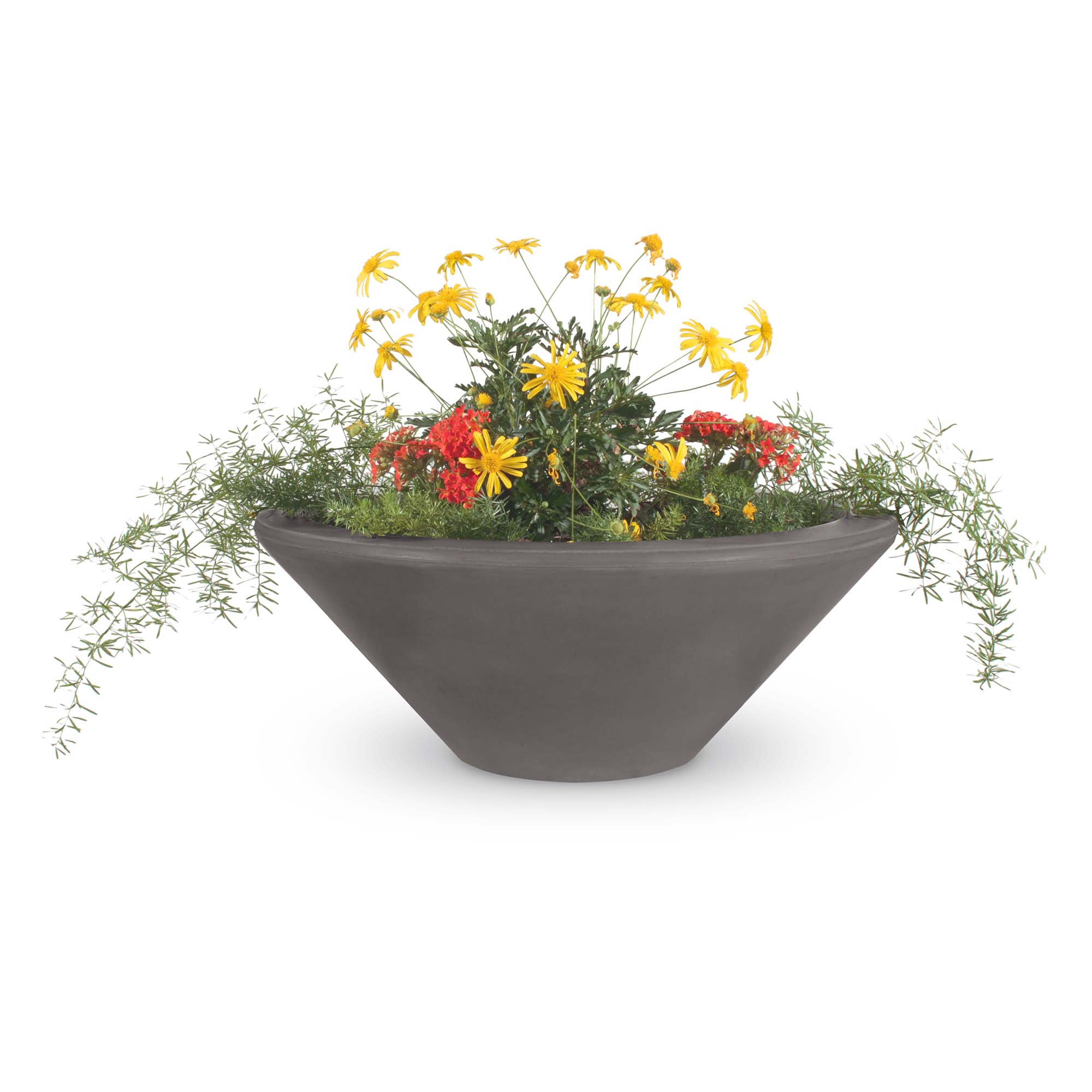 The Outdoor Plus Cazo Concrete Planter Bowl