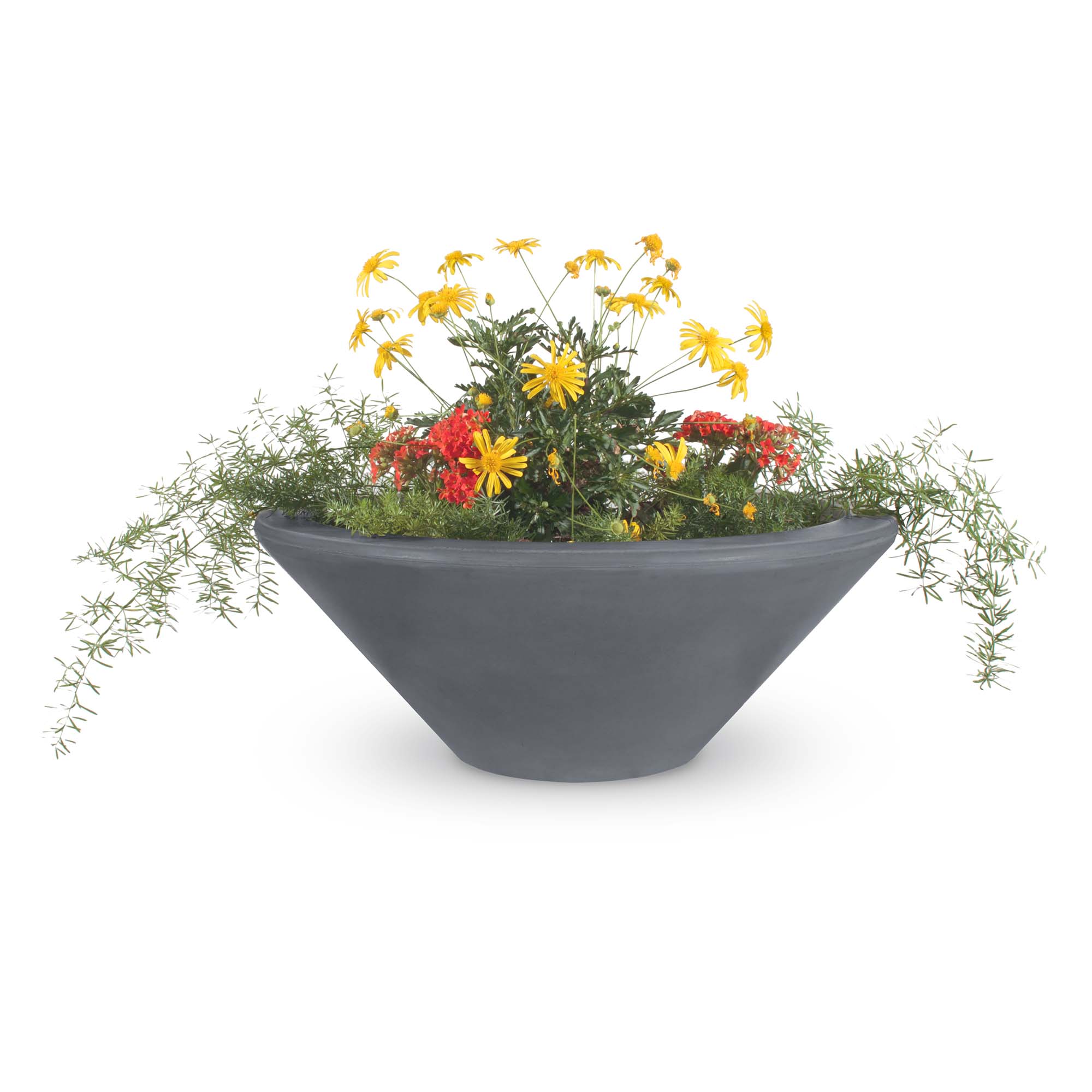 The Outdoor Plus Cazo Concrete Planter Bowl