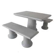 Phoenix Precast Products Classic Series Rectangular Table Set