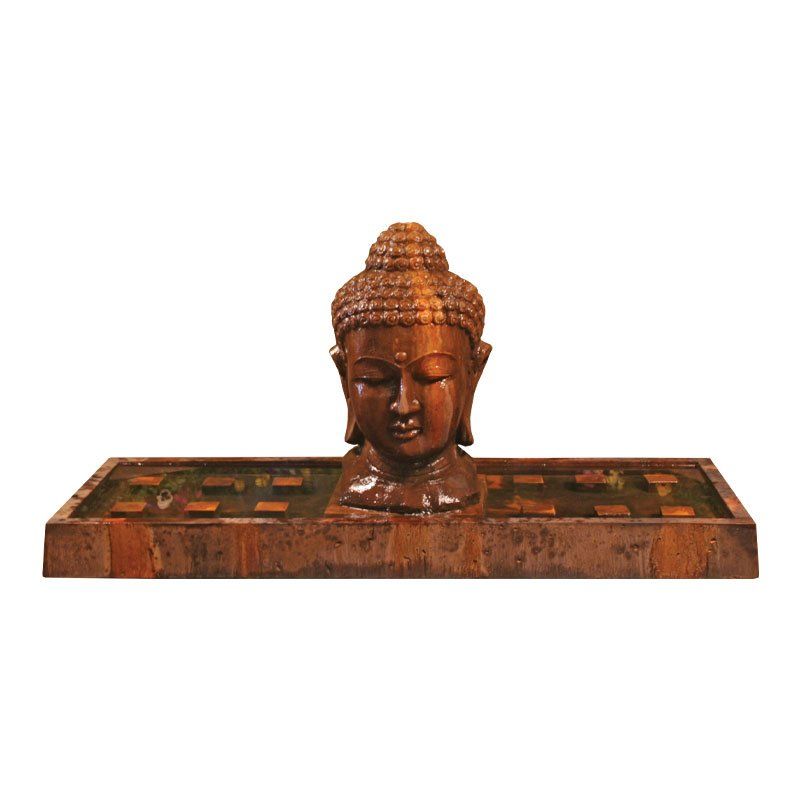 Phoenix Precast Products Buddha Head Fountain Long