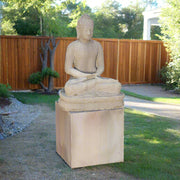 Phoenix Precast Products Sitting Buddha Sculpture