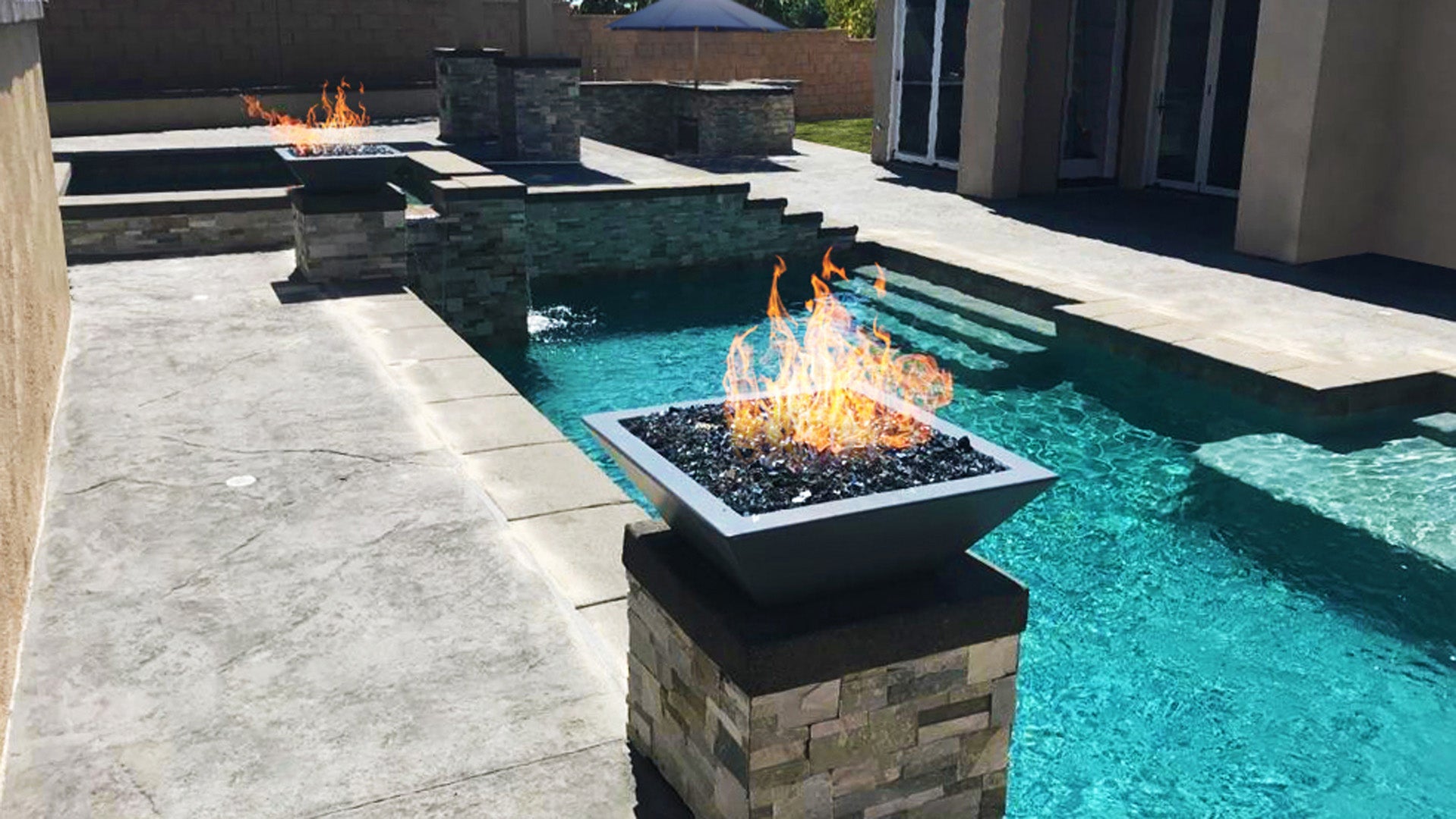 The Outdoor Plus Maya Fire Bowl GFRC Concrete