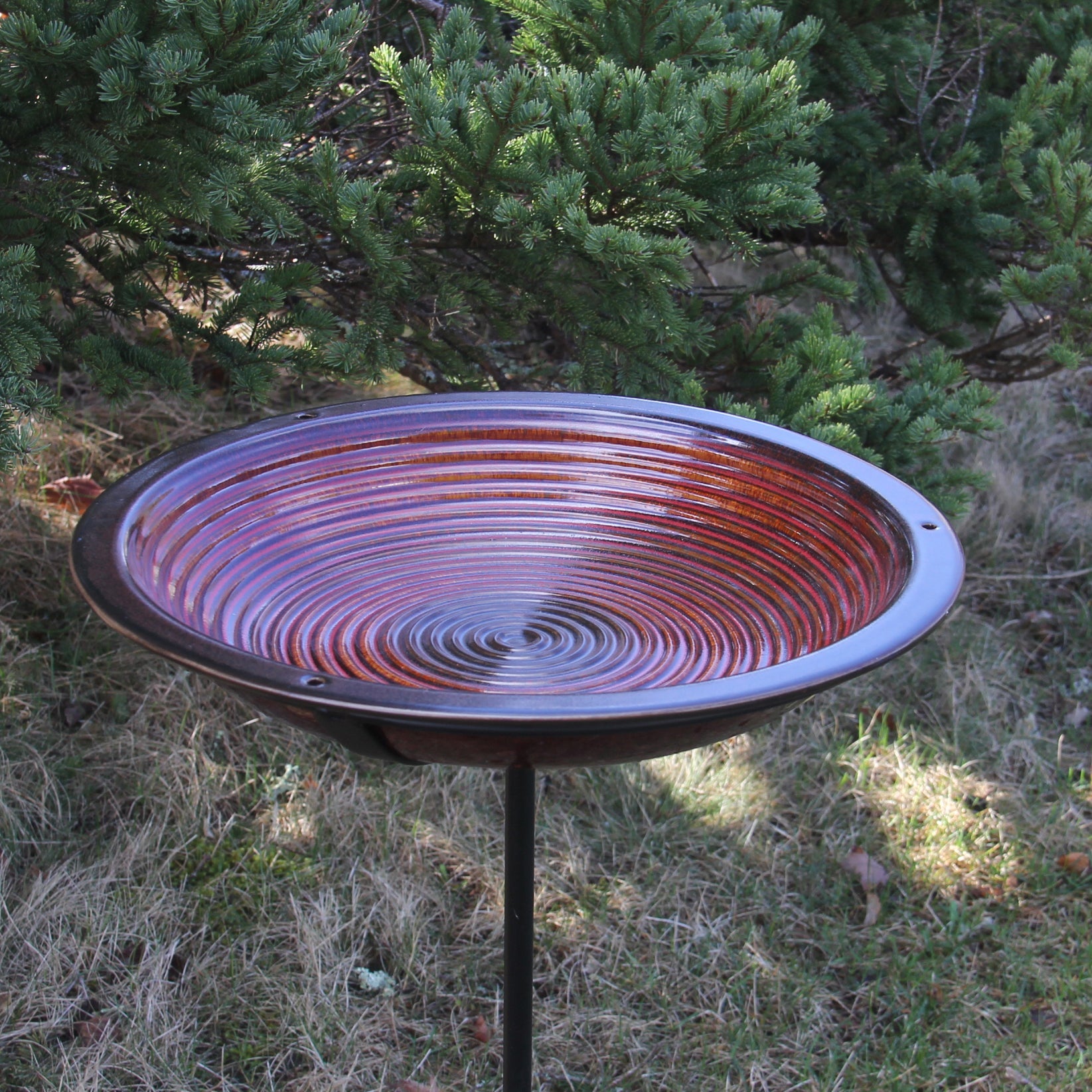 Byer Of Maine Circle Bird Bath Post