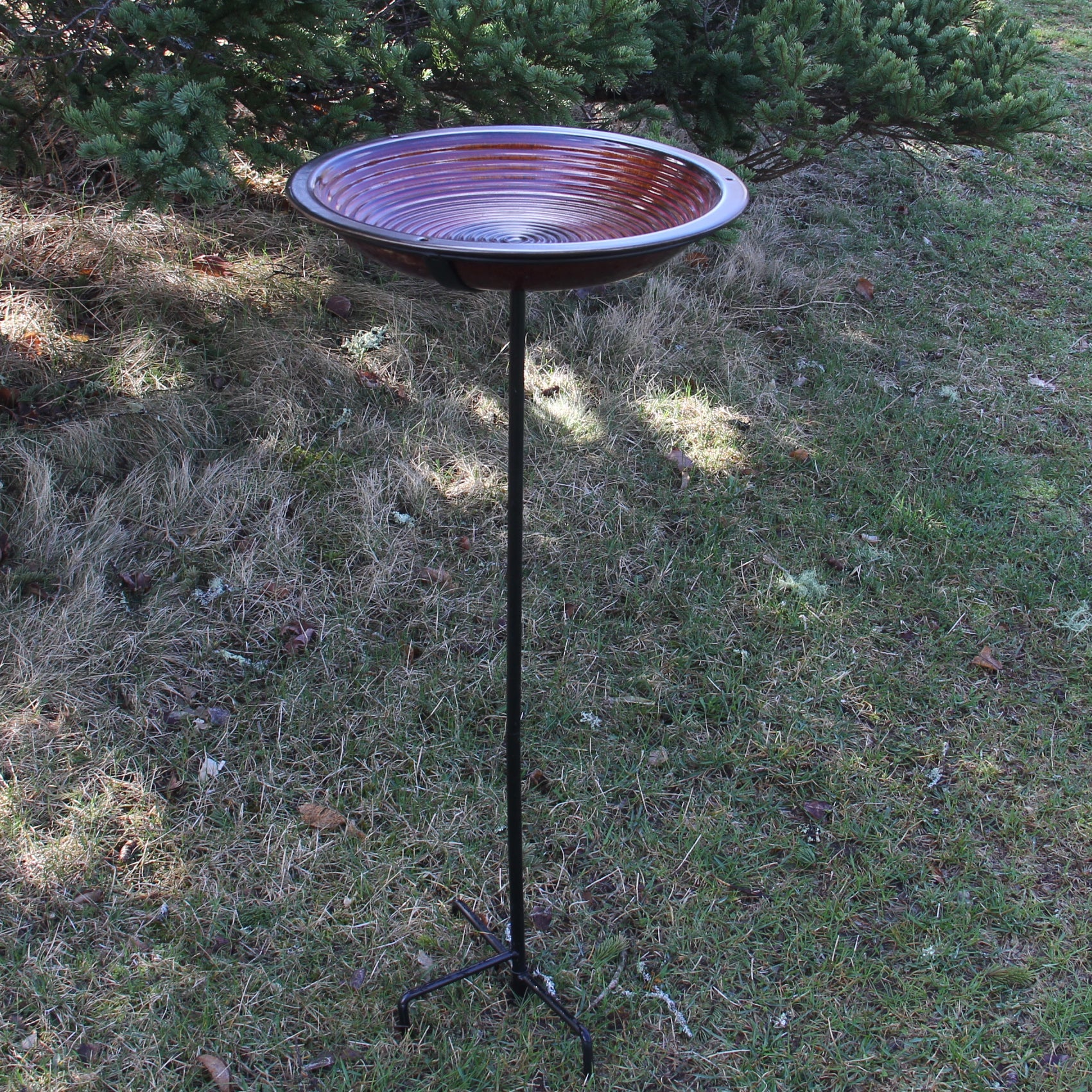Byer Of Maine Circle Bird Bath Post