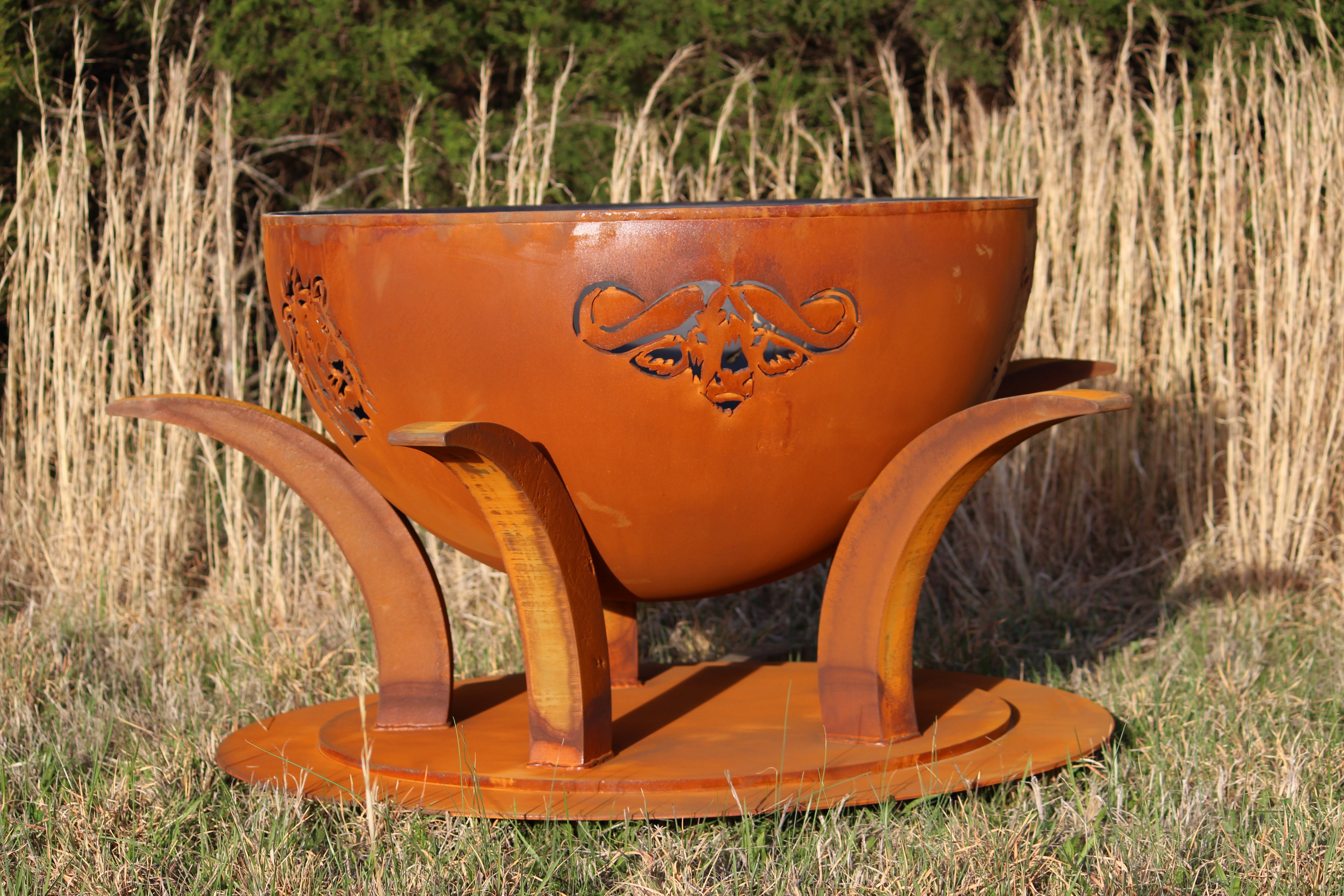 Fire Pit Art Africa's Big 5 Fire Pit