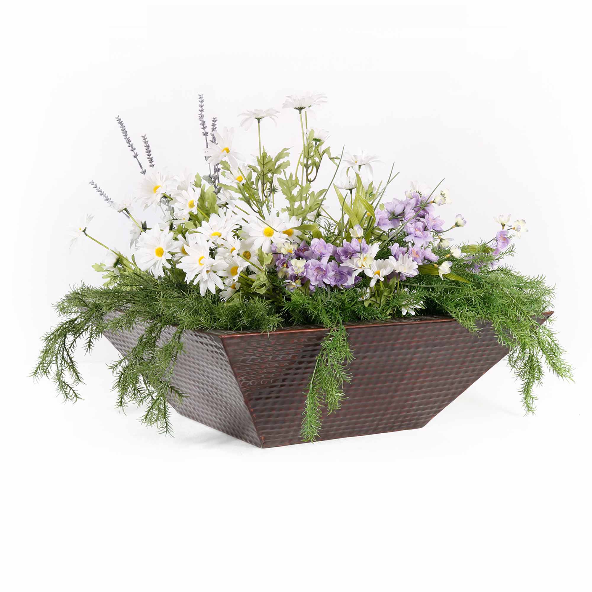 The Outdoor Plus  Maya Copper Planter Bowl