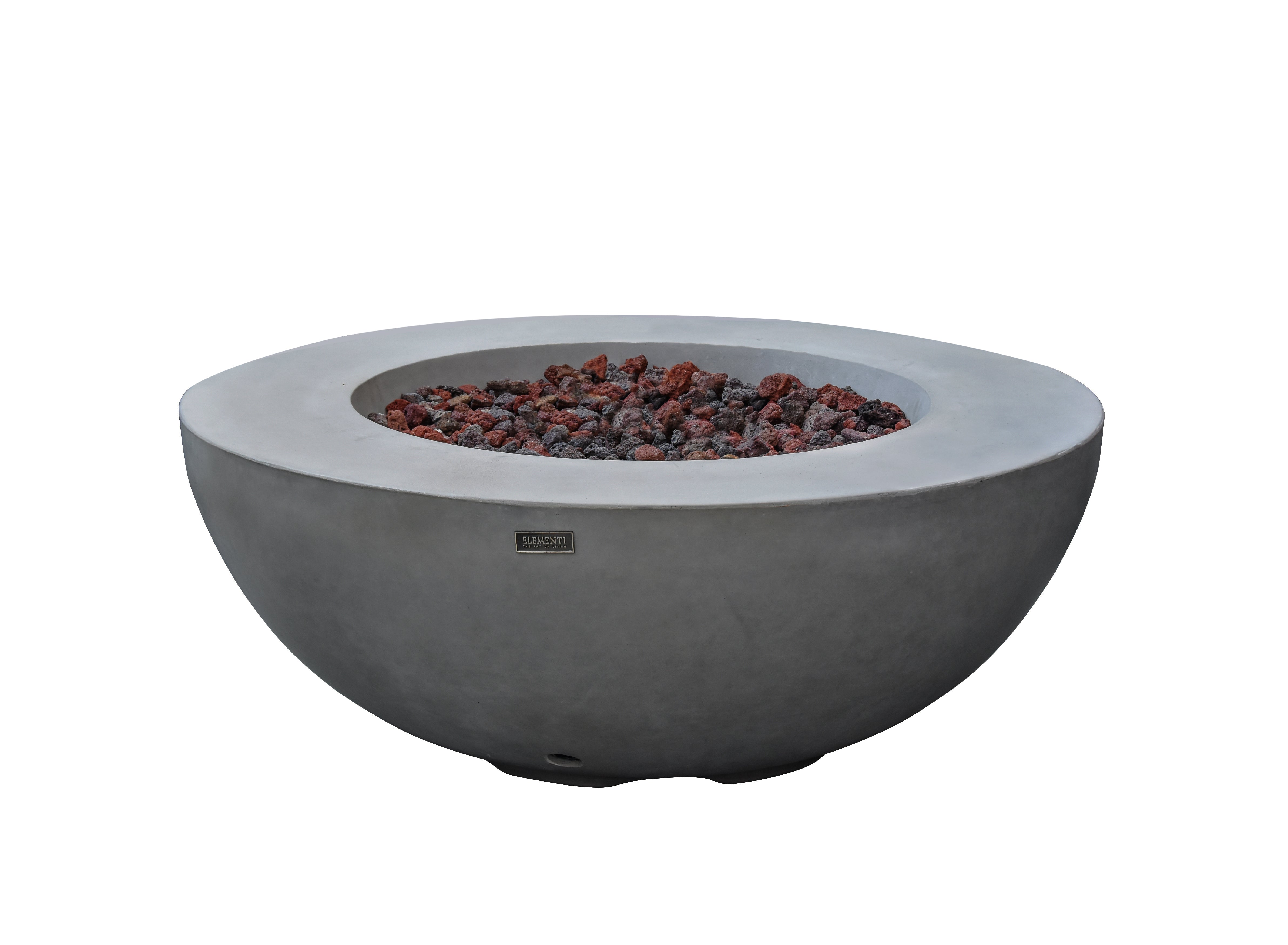 Elementi Lunar Bowl Fire Table LP Gas